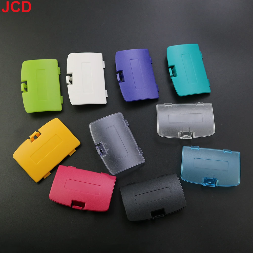 JCD 게임보이 컬러 배터리 커버, GBC 게임 콘솔용 문짝, 배터리 커버 팩 백 문짝 쉘, 5 개 교체