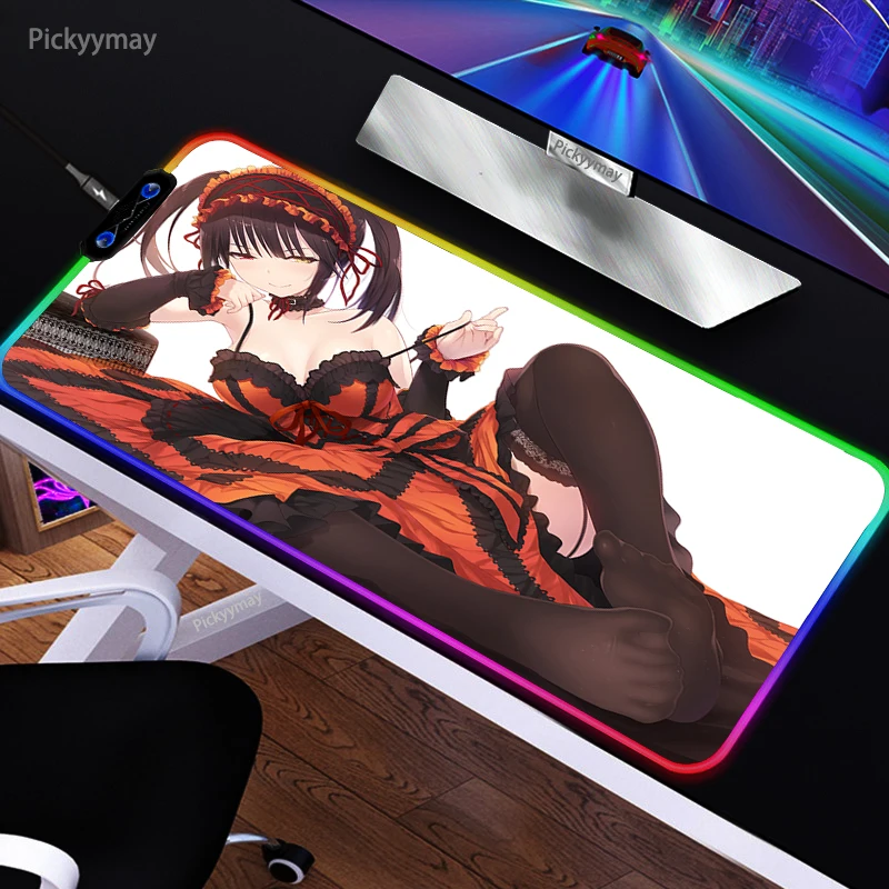 Anime date a live kurumi tokisaki Custom Gaming Mat Desk