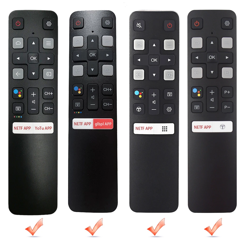 Voice Remote Control Protective Cover for TCL Android 4K Smart TV
