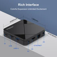 Android TV Box H96 Max RK3518 TV Box Поддержка видео 4K Домашний медиаплеер TV Box 2 ГБ 16 ГБ Голосовой помощник Set Top Box — изображение 5