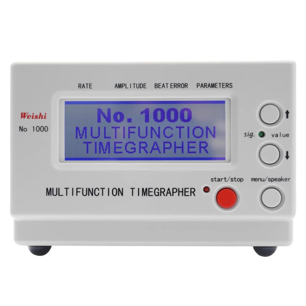 

WeiShi No.1000/No.1900 Timegrapher Watch Testing Tool Watch Tester for Repairers Hobbyists Watch Test Repairing Tool Timing Test