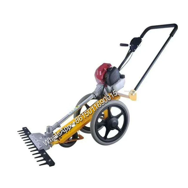 Hand-Pushed Lawn Mower Multifunctional Four Stroke Mini Gasoline