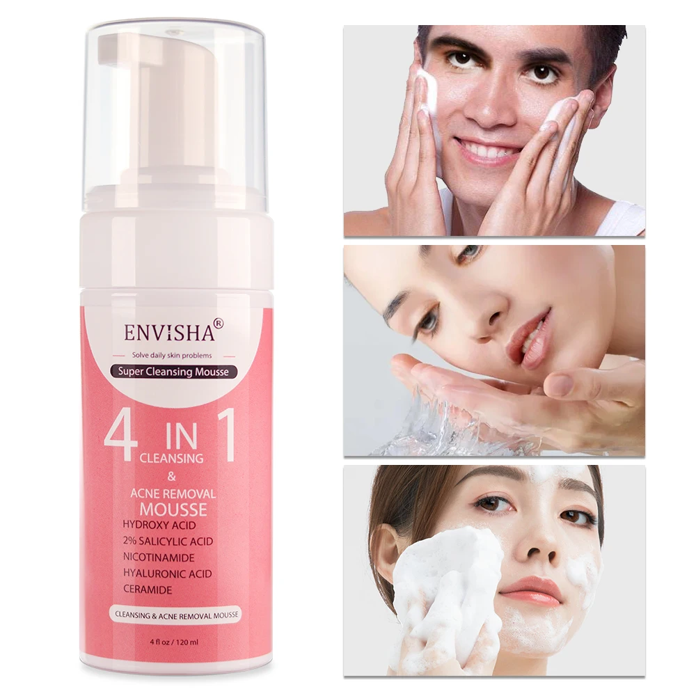 ENVISHA Facial Skin Care Exfoliating Mousse Peeling Gel Deep Remove Cleaning Smooth Moisturizing Cream Whitening Shrinking Pores 2