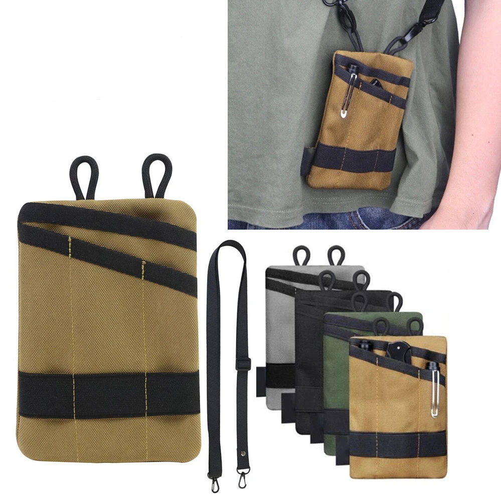 

Men's and women's outdoor change card organizer bag storage bag Oxford cloth key accessories waist pack storage hanging bag