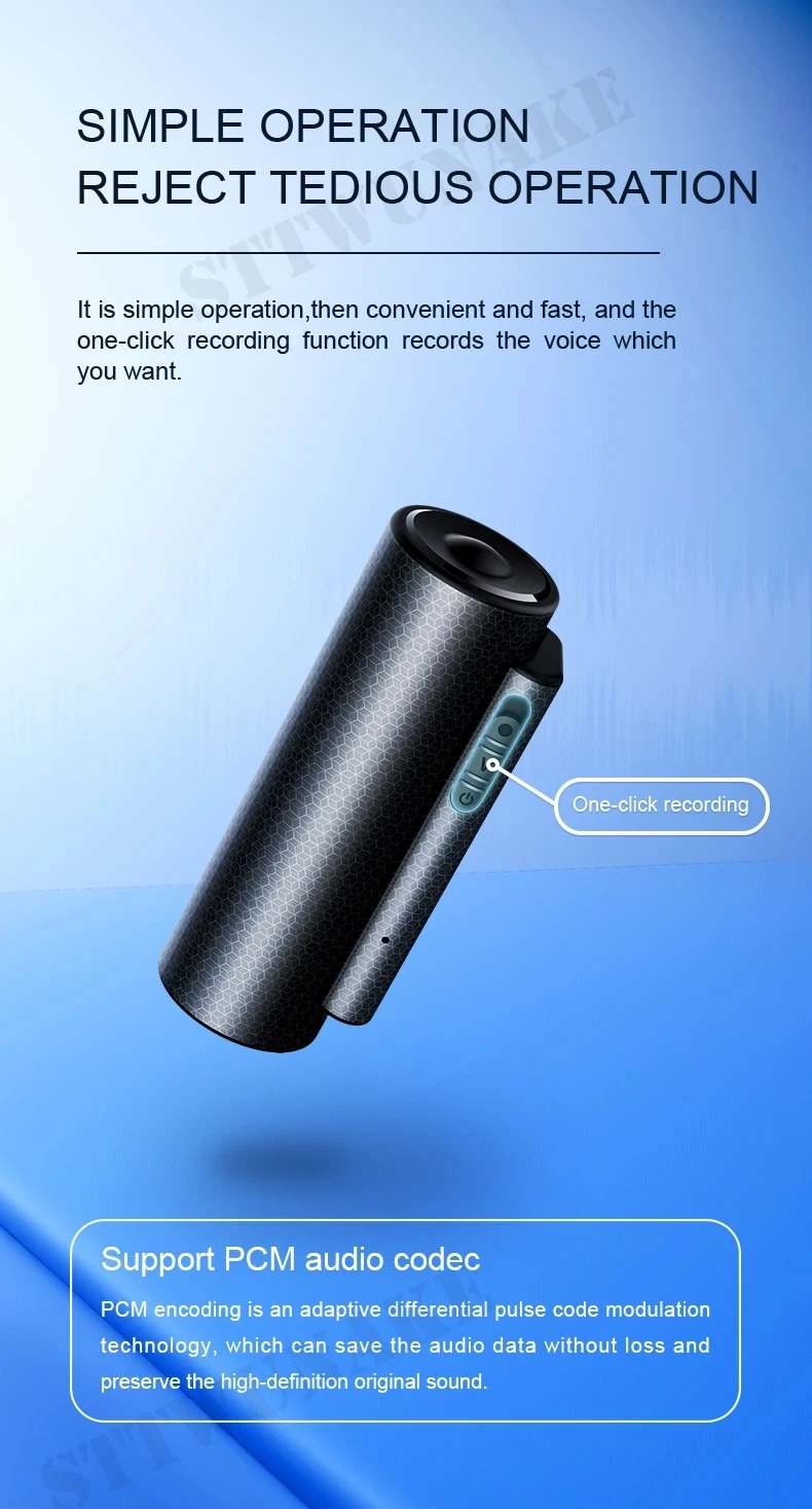 one click recording feature