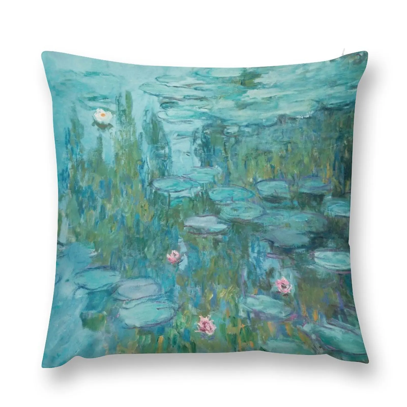 

Water Lilies by Monet, 1915 Throw Pillow pillow cover christmas Decorative Cushions For Luxury Sofa Plaid Sofa