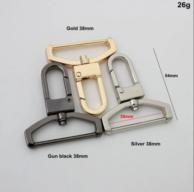 

4-40pcs 38mmTrigger snap hook accessories hand bag hook metal swivel lobster claws swivel hooks hardware hook clasp hand bag