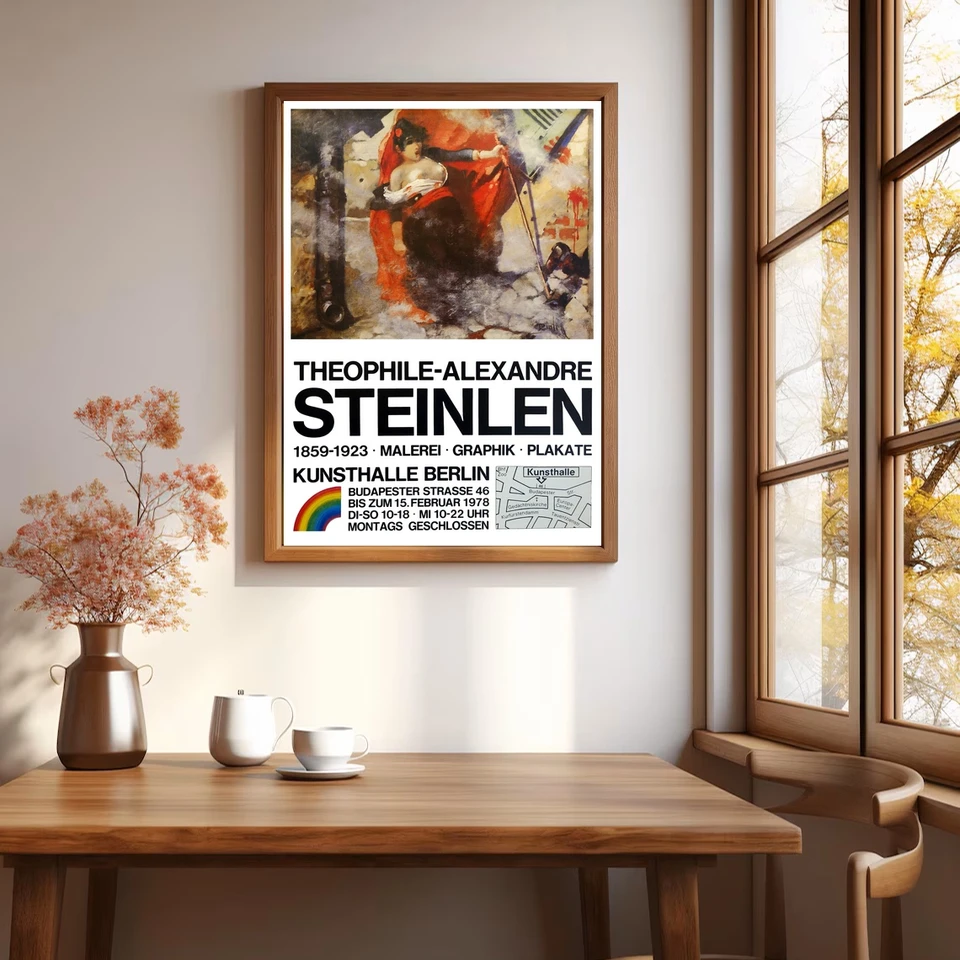 1978 年のヴィンテージドイツ展のポスターの再版