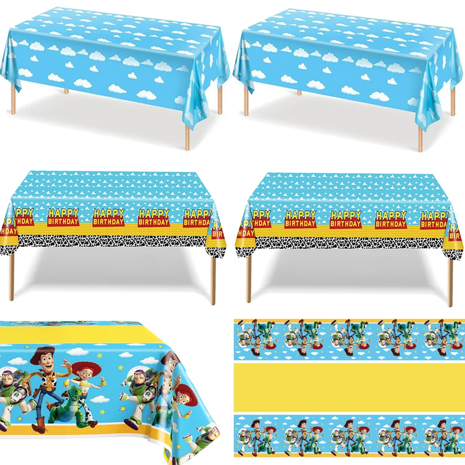 Cow Print Table Cloths 3-Pack - 54 X 72 Inch Farm Animal Theme Party Covers For Birthday, Picnic - View #5