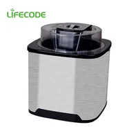 household Ice Cream Maker machine stainless steel Home ice cream maker with big capacity 2000ML 2