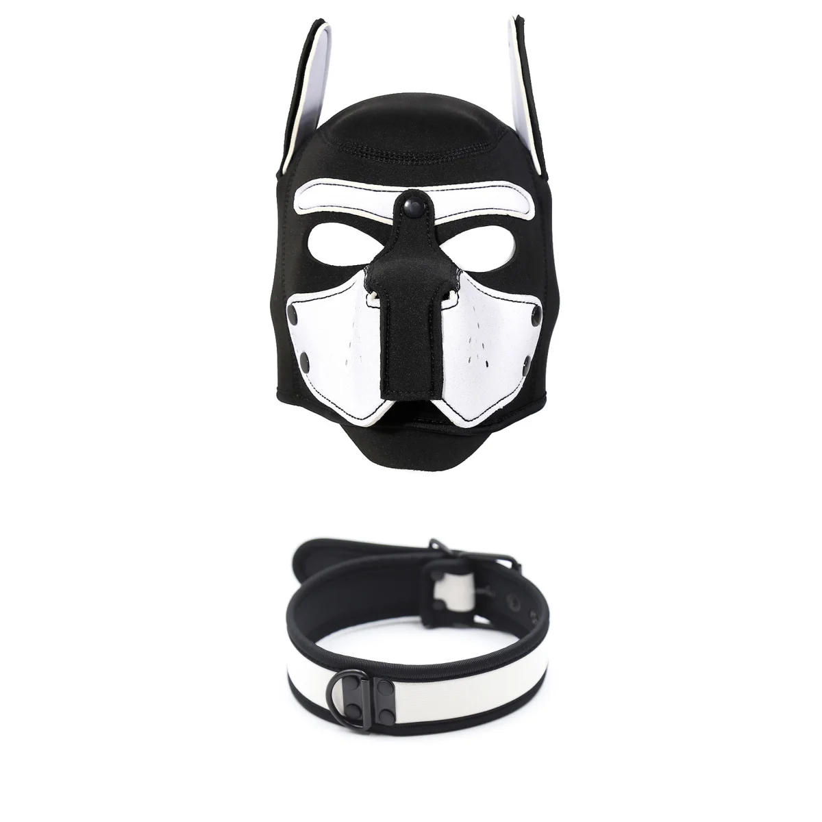 Cosplay Mask Exotic Open Mouth Hole Dog Headgear Full Face Fetish Puppy Cosplay Mask Hood Men Women Halloween Play Party Sexy Costumes