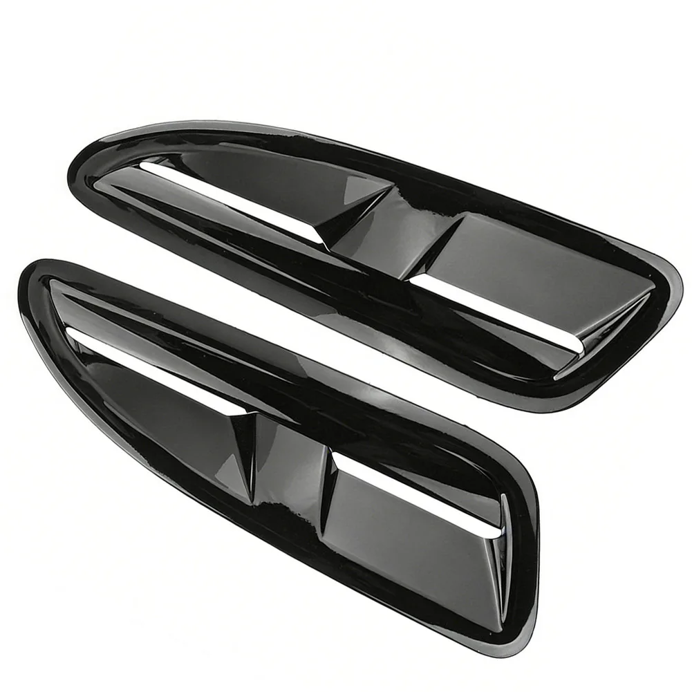 대부분의 자동차용 자동차 후드 통풍구 XKR용 재규어용 직접 교체형 후드 통풍구 ABS 블랙 후드 통풍구 외부 액세서리