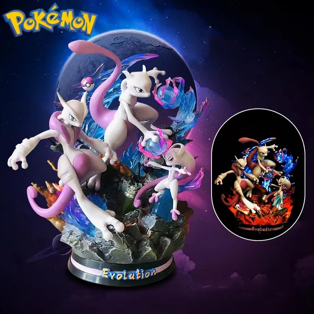 Pokemon Gk Evolução Grupo Pikachu Mew-dois Pequeno Fogo Dragão Guiné  Tartaruga Carro Ornamento Figura Modelo Boneca Coleção Presentes Brinquedos  - Figuras De Ação - AliExpress