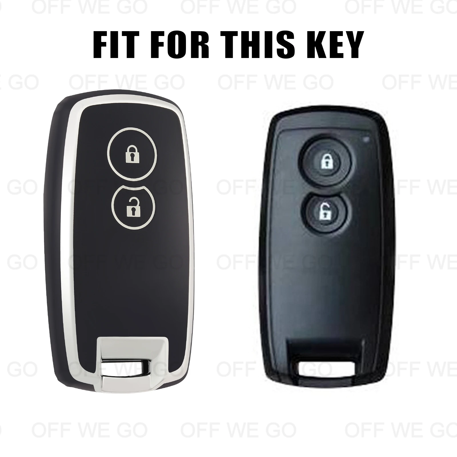 OFF WE GO TPU Soft Car Key Holder For Suzuki Swift For Suzuki Grand Vitara Swift SX4 S-Cross XL-7 Key Fob Cover Case – Detail 1