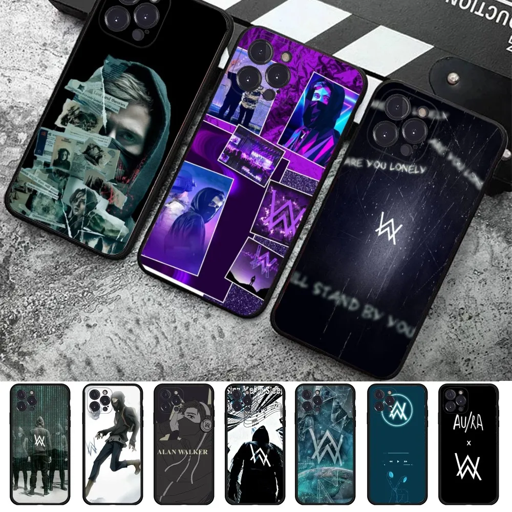 

A-Alan singer Phone Case For iPhone 15 14 13 12 Mini 11 Pro XS Max X XR SE 6 7 8 Plus Soft Silicone Cover