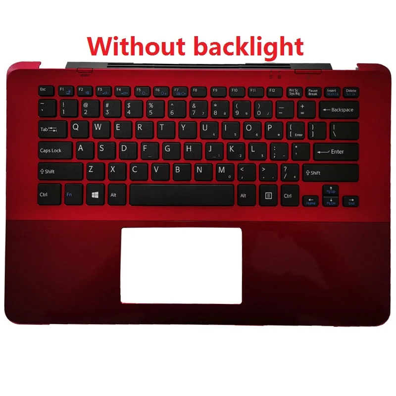 Red US keyboard