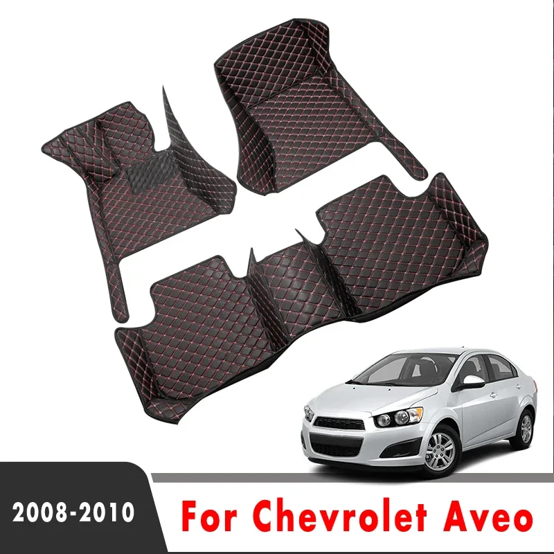 

Автомобильные коврики для Chevrolet Aveo 2010 2009 2008, водонепроницаемые автомобильные накладки на ножки, автомобильные коврики, чехлы, товары для замены