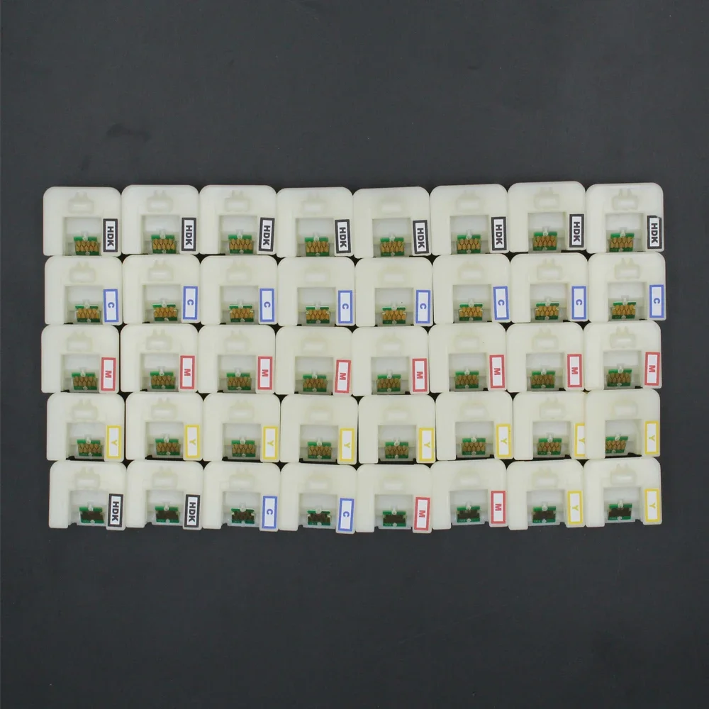 

40 pcs ink cartridge chips with holder for Epson SureColor F6070 F7070 F6270 F6000 F6200 F7200 F9200 F9300 F9370 ink tank