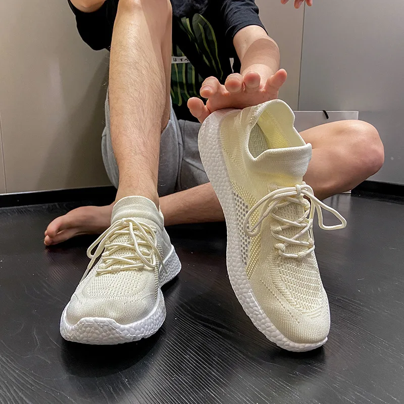 New Ladies Fashion Sneakers Women Sock Shoes Student Casual Loafers Breathable Lightweight Woman Sports Shoes Outdoor Training