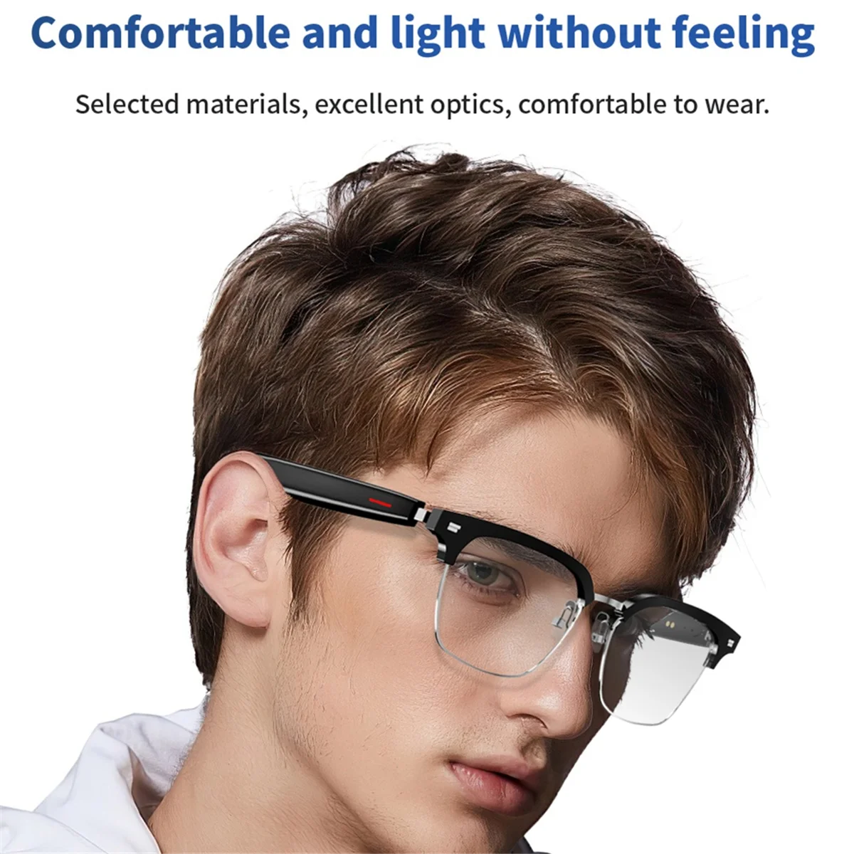

Смарт-очки E13 Беспроводные с поддержкой Bluetooth 5,0 и наушниками