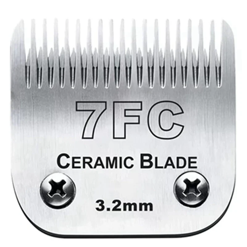 7FC Detachable Pet Ceramic Blade, Compatible with most Andis/Oster A5/Wahl KM 10 Series Dog & Pet Clippers