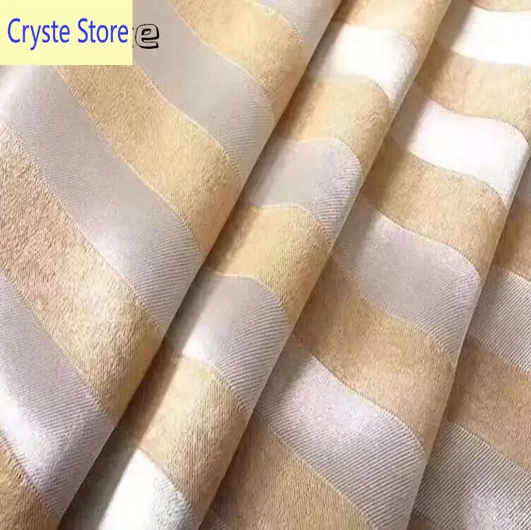 

Modern Minimalist Lines Colorful Printed Curtains Finished Shading Custom Curtains for Living Dining Room Bedroom