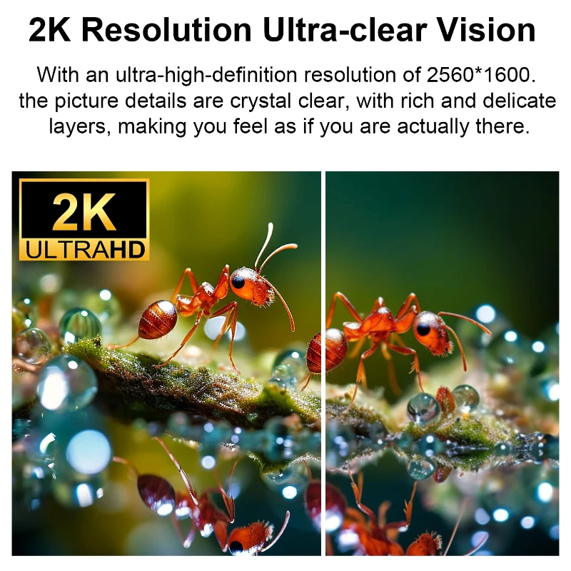 10.5인치 2K OLED 휴대용 모니터 2560x1600 터치 스크린 IPS 레벨 디스플레이 노트북용 HDMI Type-C 외부 보조 화면