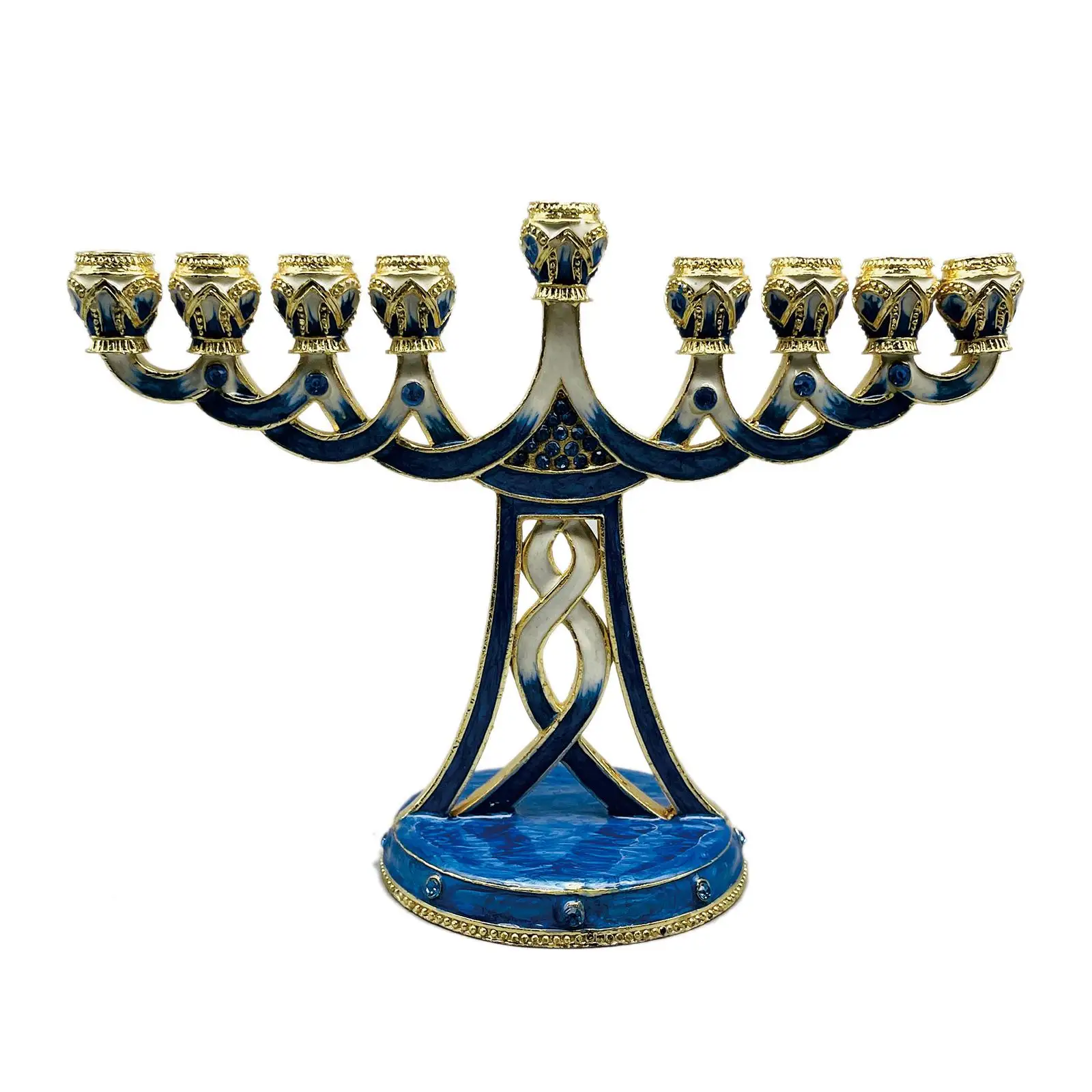 

Эмалированная мантия hanukka в винтажном стиле для украшения стола, гостиной, рождественской праздника