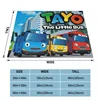 Tayo The Little Bus Blanket anime cartoon cute for kids Fleece Throw Blankets Bedding Couch Personalised Soft Warm Bedspread 6