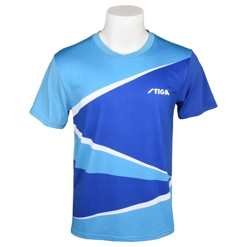 STIGA Table Tennis Clothing Men Women Table Tennis Clothing Round Neck Sports T-shirt CA-0631