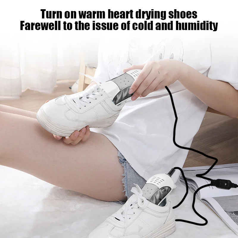 Boots Electric Shoes Dryer Deodorizer with Heat Dehumidifier Device Foot Warmer Heater Eliminate Odor UV Shoe Drying Household 3