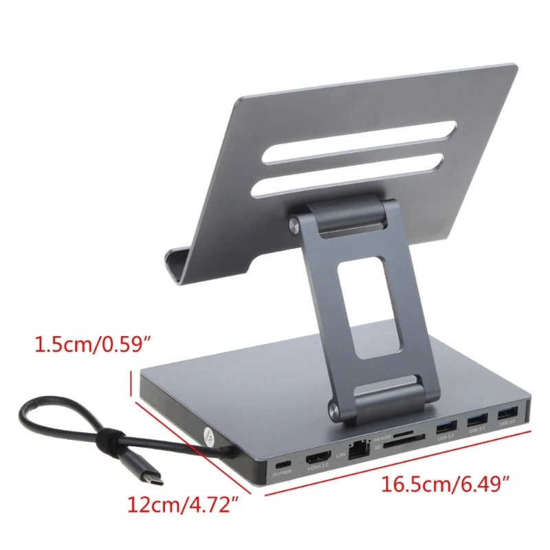 para notebook, Dock Station, Suporte com 2x