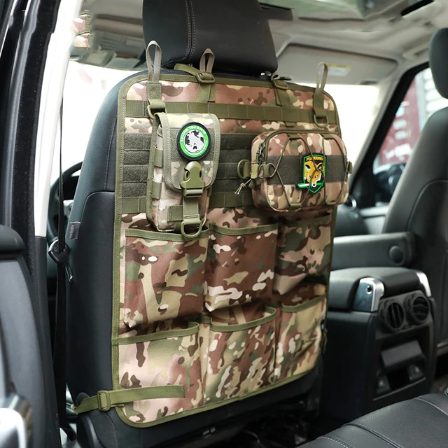 Car Organizer Seat Back Storage Bag Multifunction Camo Hanging