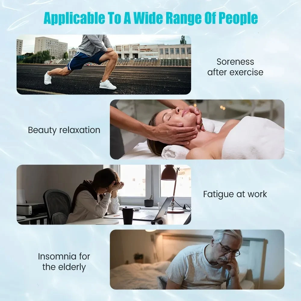 Foot Detox Machine Electric Mini Ion Foot Spa Bath Massager Ion Cleanse Array Health Therapy FootSpa for Foot Body Massage Relax