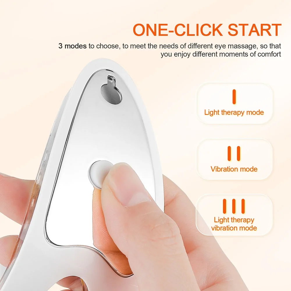 Anti-aging Eye Massager LED Photon Therapy Relax Fatigue Relief Lighten Dark Circles Smooth Eye Fine Line Beauty Eye Care