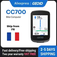 Ordinateur de vélo GPS GEOID CC700 avec écran couleur de 2,8 pouces, compteur de vitesse, navigation d'itinéraire, WIFI, étanche, odomètre de cyclisme 1