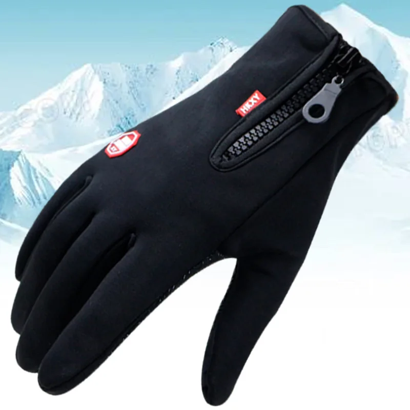 Winter Gloves for Men Women Touchscreen Warm Outdoor Cycling Driving Motorcycle Cold Resistance Gloves Windproof Non-Slip Gloves 2