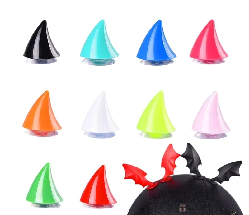 

1pcs Devil Horns for Helmet Accessory for Motorcycle Helmet BikeHelmet Ski Decoration Horns Decoration Personality