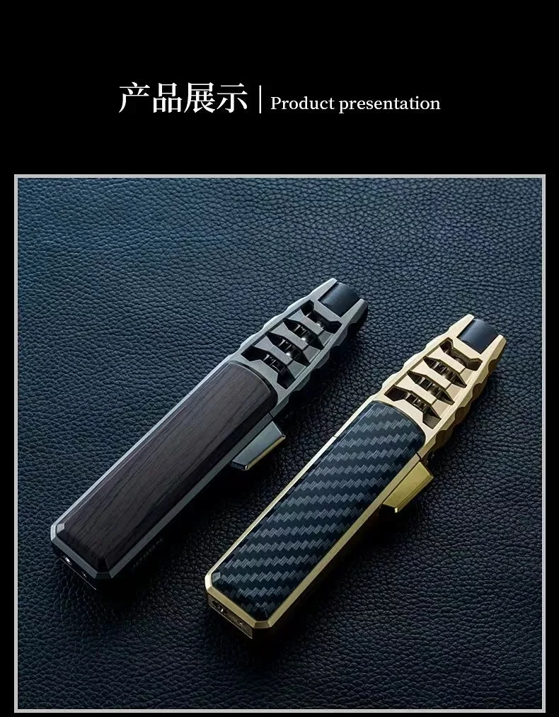 Description Picture 4 of itemNew JOBON Windproof Pen Airbrush Jet Butane Tube Lighter Metal Gas Kitchen Outdoor BBQ Cigar Lighter