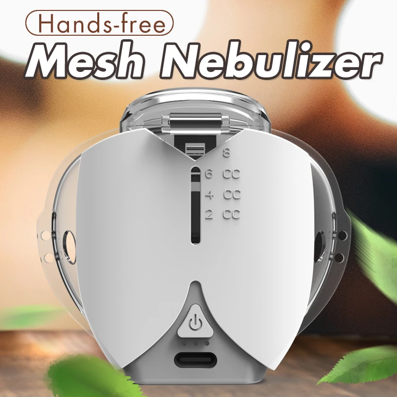 Portable Mesh Nebulizer Machine Medical Nebuliser Inhalator Adult Kids Silent Asthma Inhaler Humidifier Mini Mesh Handheld Atomizer Medical Nebulizer