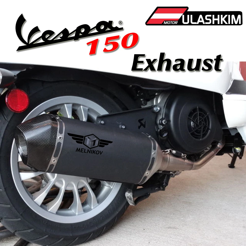 Scooters Exhaust Street Legal Full Exhaust for Vespa LX 4T 3V, Primavera 4T  3V, Sprint 125/150 4T 3V, Liberty 125/150 4T 3V - AliExpress