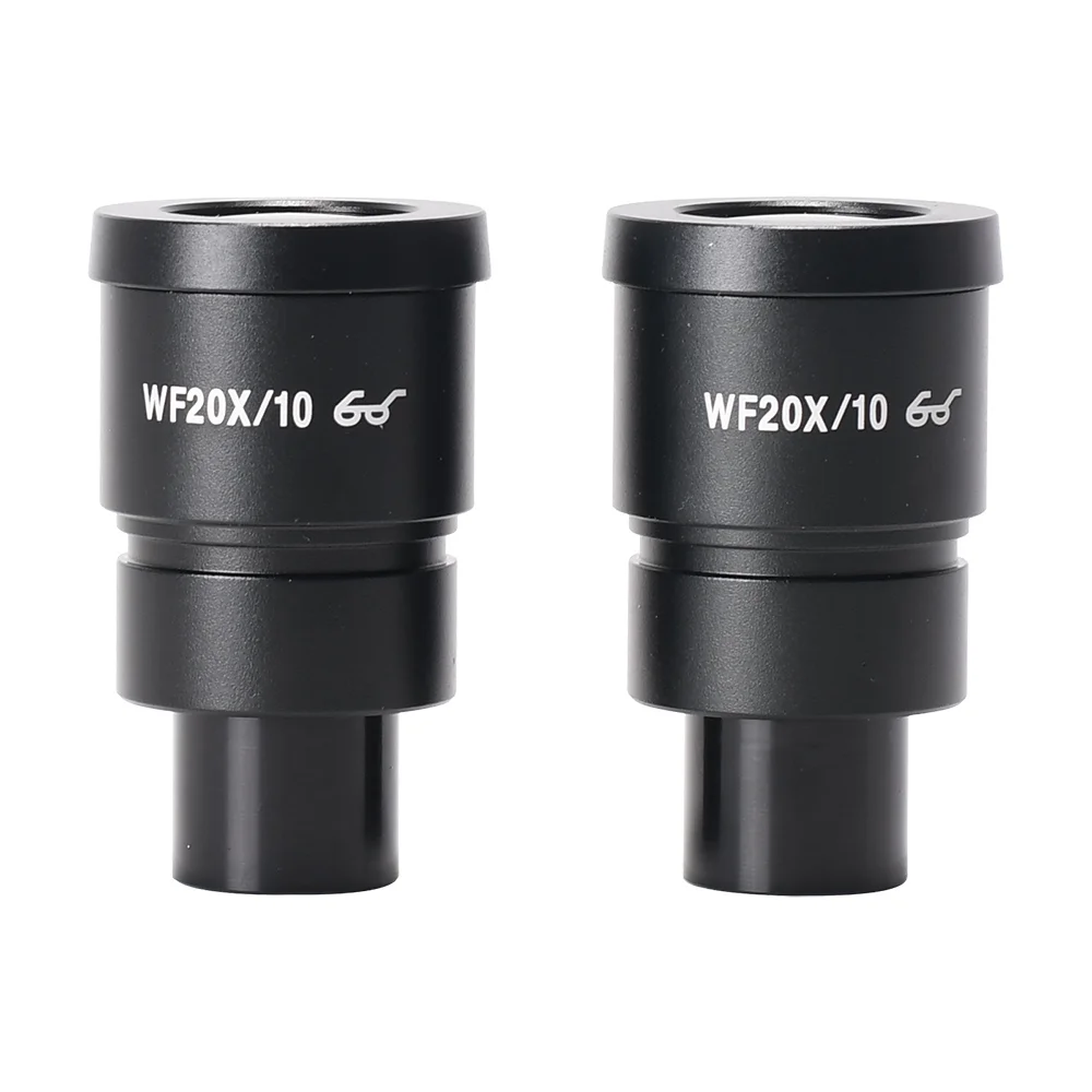 RF4 1 Pair Of 20X Professional Stereo Microscope, Binocular Triocular Polar Field Eyepiece 4