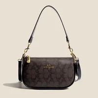 Sac sous les bras en cuir PU pour femmes, sac à bandoulière rétro imprimé Floral, sac à main de luxe de styliste élégant pour dames 1