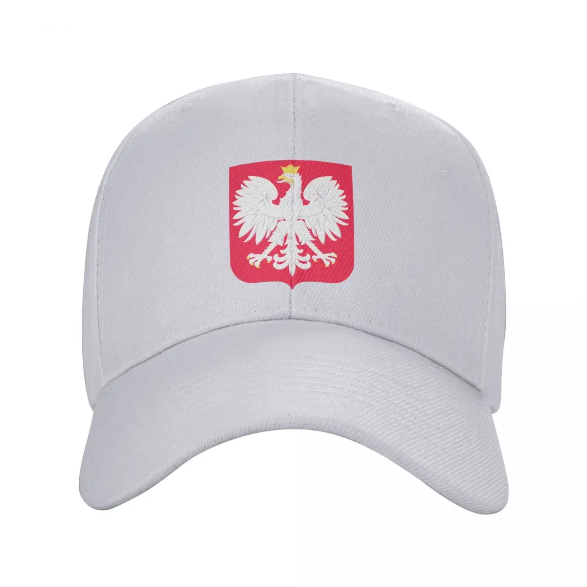 

Custom Classic Coat Of Arms Of Poland Baseball Cap for Men Women Adjustable Dad Hat Sun Protection Snapback Hats