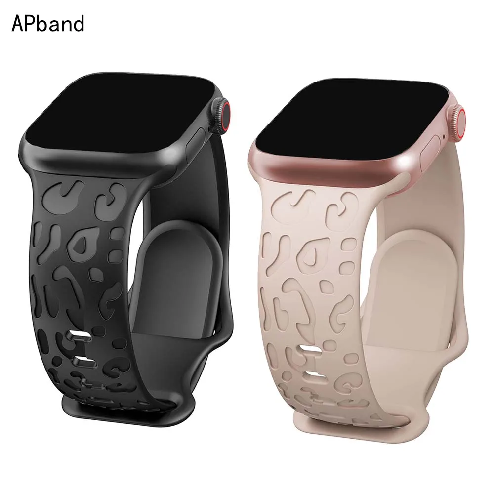 Ремешок силиконовый для Apple Watch Band 44 мм 40 мм 45 мм 49 мм 41 мм 38 мм 42 мм