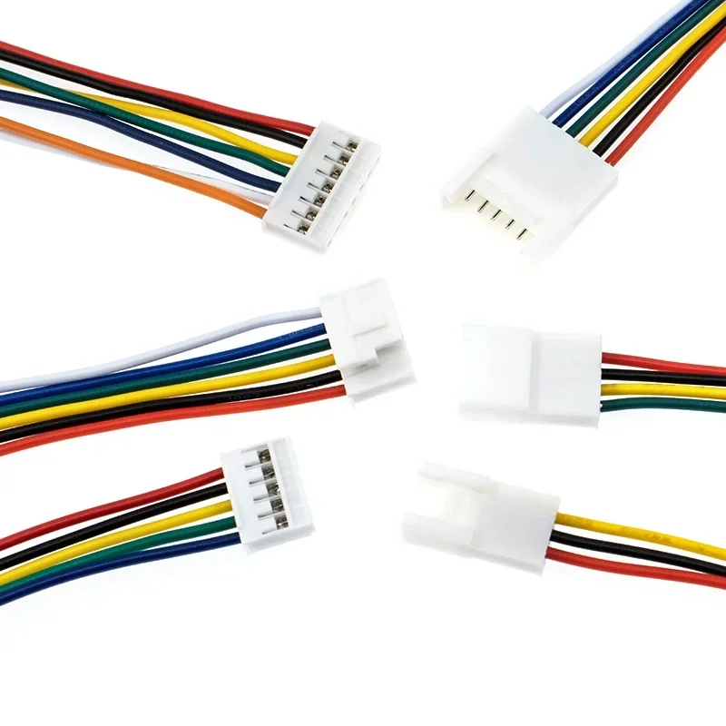 

5Pcs 2.0mm Wire Cable Connector HY2.0 2P/3P/4P/5P/6P/7P/8 Pin Micro Male Female Jack Plug 20CM Length 26AWG