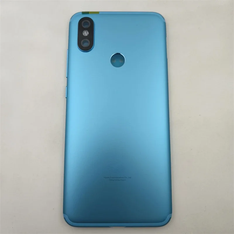 

Original For Xiaomi Mi A2 / Mi 6X Metal Battery Cover Back Rear Door Housing Case WIth Camera Glass Lens +Side Button