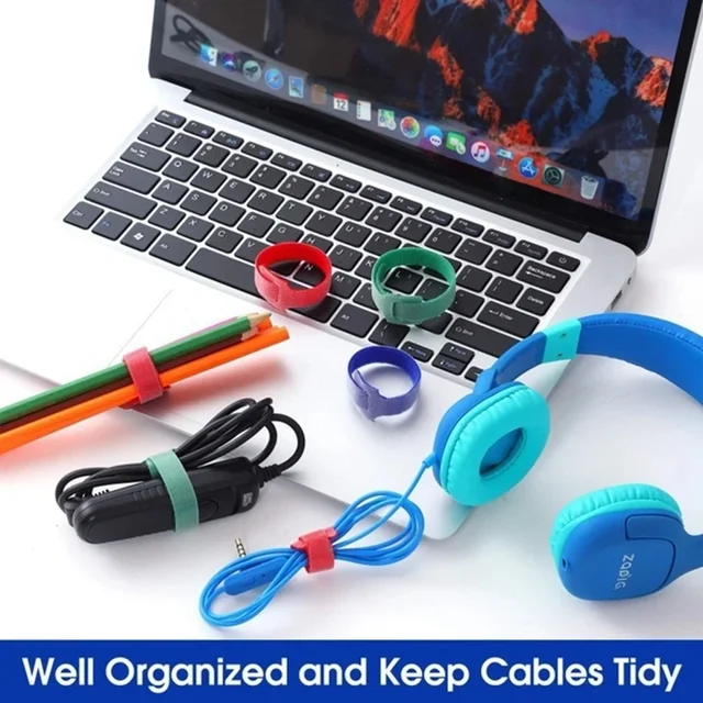 Cable Organizer Cable Management Cable Winder Tape Protector for Wire Ties Phone Accessories Organizador Cables 2