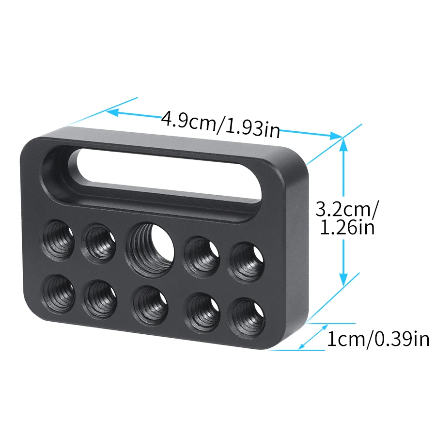 CP03 Multi-Functional Cheese Plate with 1/4" & 3/8" Threads,Porous Connection Qu