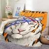 Throw Blanket Onitsuka Warm Soft Children's Blanket Tiger Kicomfort Suitable Living Rooms Offices Family Lunches Travel Gifts 2